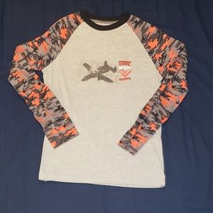 Boys Camouflage Sleep Top